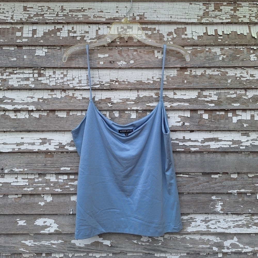 🌟 A'nue Ligne Miami camisole tank with shelf bra size L1 XL NWT